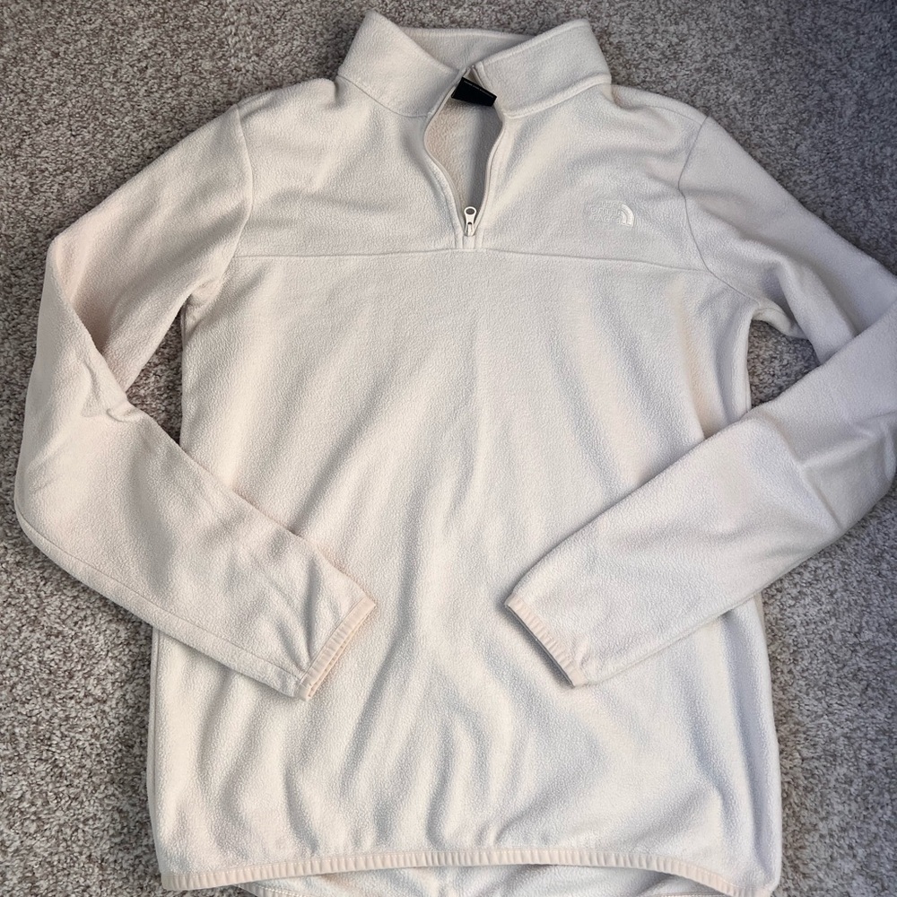 The North Face Off-White Fleece Pullover